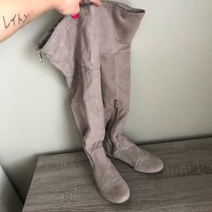 knee high boots (tan)